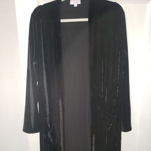 Lularoe Elegant black velvet Sarah